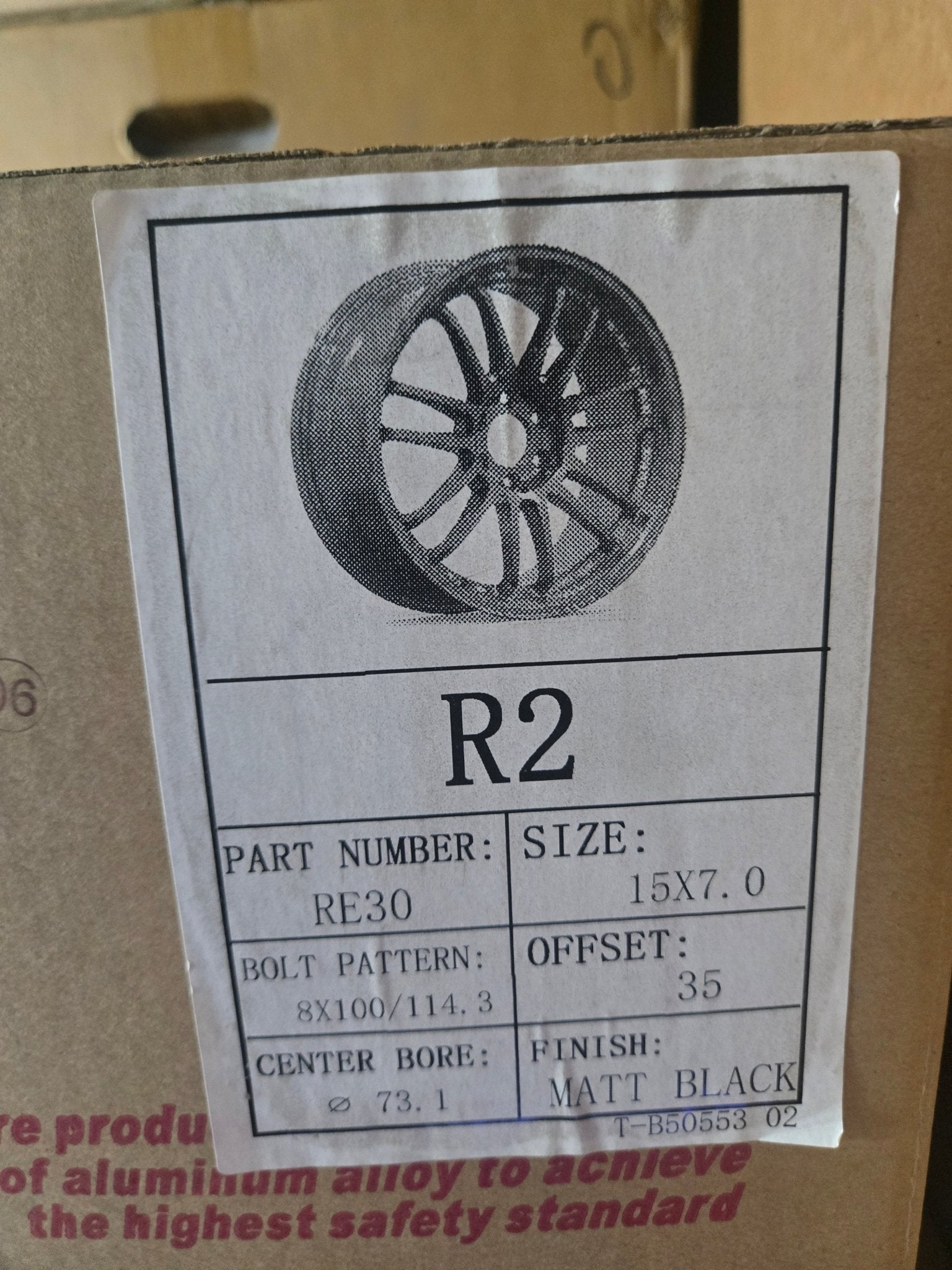 W560 15X7.0 4X100 4X114.3 SATIN BLACK - Gun Hill Tire House (WTW-WHOLESALE TIRES & WHEELS)