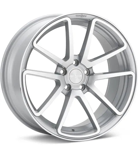 ROTIFORM SPF SILVER MACHINED W/CLEARCOAT - Gun Hill Tire House (WTW - WHOLESALE TIRES & WHEELS)