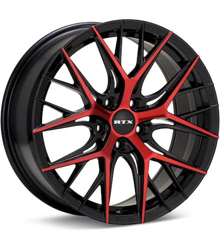RTX WHEELS VALKYRIE BLACK W/BLUE ACCENT - Gun Hill Tire House (WTW - WHOLESALE TIRES & WHEELS)