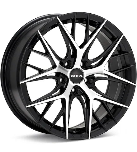 RTX WHEELS VALKYRIE BLACK W/RED ACCENT - Gun Hill Tire House (WTW - WHOLESALE TIRES & WHEELS)