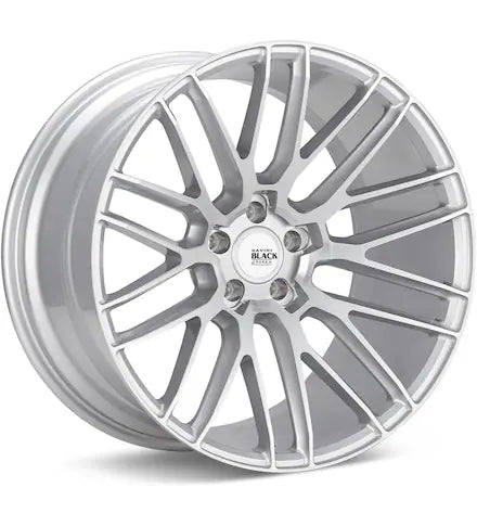 SAVINI BLACK DI FORZA BM13 SILVER MACHINED W/CLEARCOAT - Gun Hill Tire House (WTW - WHOLESALE TIRES & WHEELS)