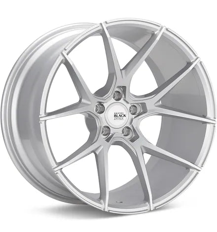 SAVINI BLACK DI FORZA BM14 MACHINED W/BLACK ACCENT - Gun Hill Tire House (WTW - WHOLESALE TIRES & WHEELS)