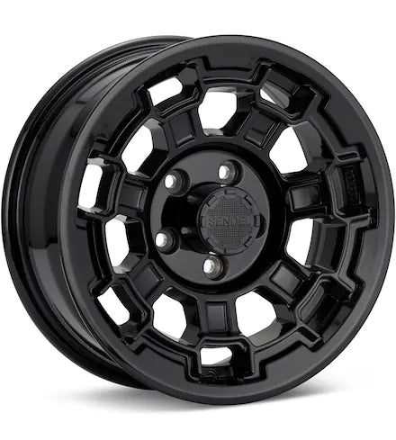 SENDEL TOWABLE T18 GLOSS BLACK PAINTED - Gun Hill Tire House (WTW - WHOLESALE TIRES & WHEELS)