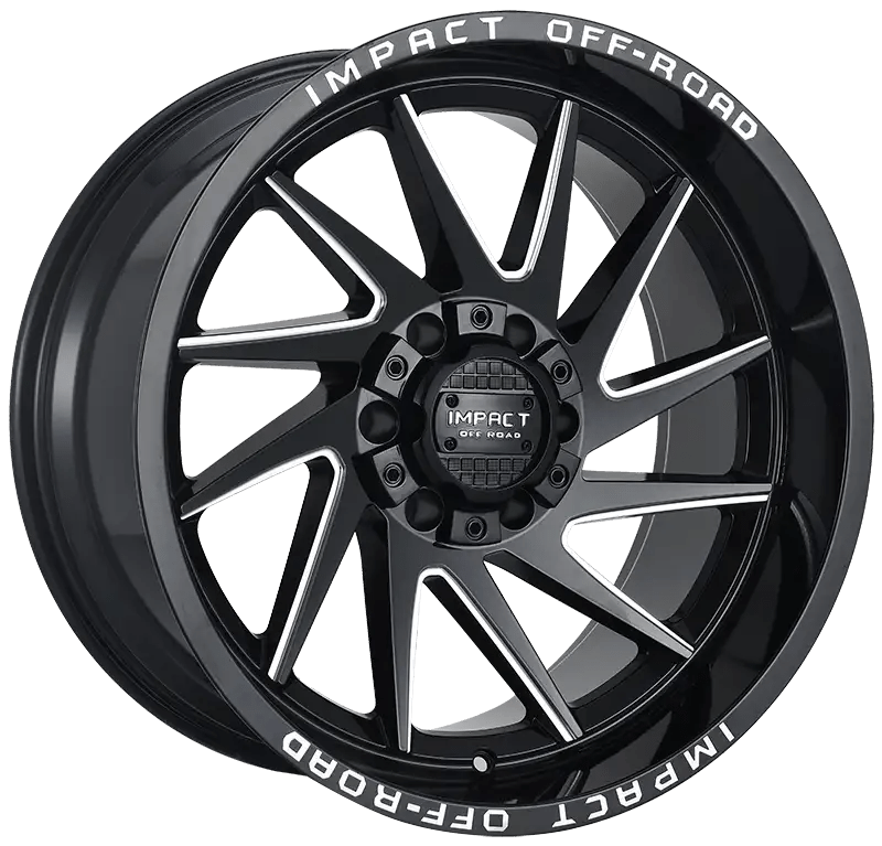 IMPACT OFF ROAD 824 20X10 5X127 PIANO BLACK W WILLING WINDOWS - Gun Hill Tire House (WTW - WHOLESALE TIRES & WHEELS)