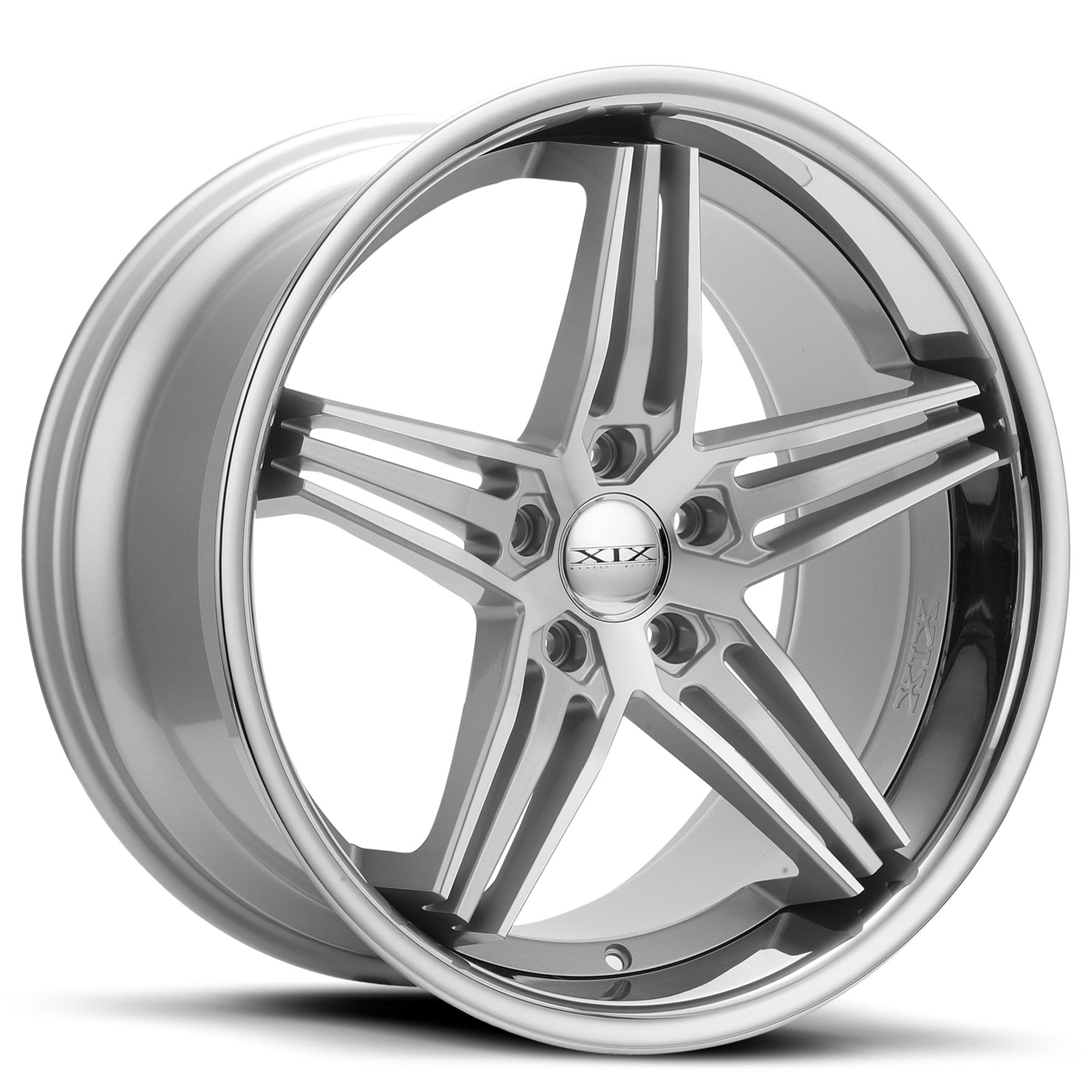 XIX X63 20x9 5x112 SILVER MACHINED - Gun Hill Tire House (WTW - WHOLESALE TIRES & WHEELS)