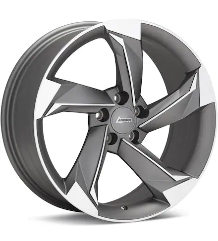 ANDROS R10 MACHINED W/BLACK ACCENT - Gun Hill Tire House (WTW - WHOLESALE TIRES & WHEELS)