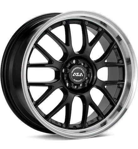 ASA AR1 SILVER W/MACHINED LIP - Gun Hill Tire House (WTW - WHOLESALE TIRES & WHEELS)