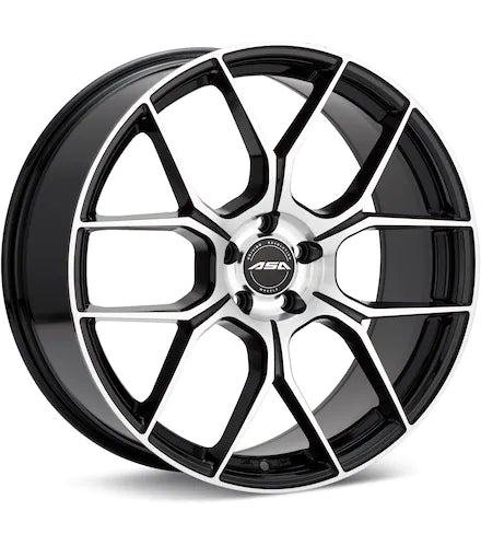 ASA GT15 MACHINED W/BLACK ACCENT - Gun Hill Tire House (WTW - WHOLESALE TIRES & WHEELS)