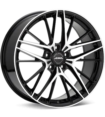 ASA GT16 MACHINED W/BLACK ACCENT - Gun Hill Tire House (WTW - WHOLESALE TIRES & WHEELS)