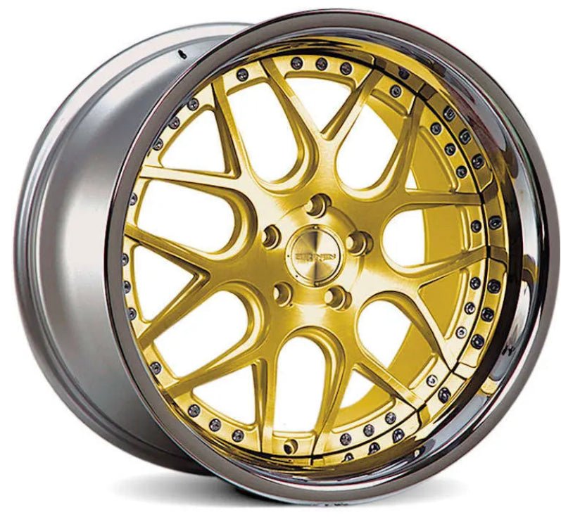 RENNEN CSL2 20X10 BLANK TINTED GOLD W CHROME SSL LIP - Gun Hill Tire House (WTW - WHOLESALE TIRES & WHEELS)