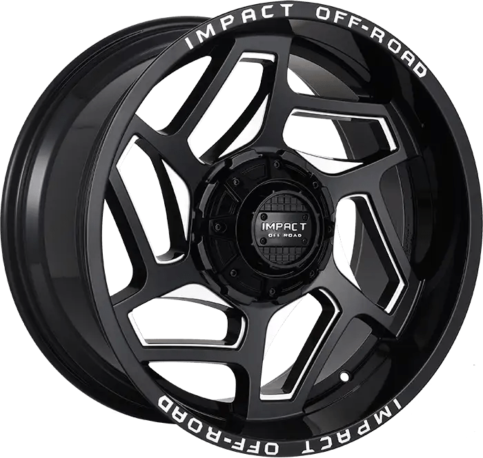 IMPACT OFF ROAD 826 20X10 5X139.7 - 5X150 GLOSS BLACK MILLE WINDOWS - Gun Hill Tire House (WTW - WHOLESALE TIRES & WHEELS)
