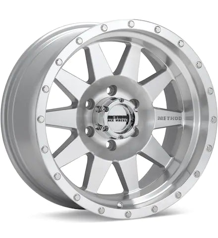 METHOD MR301 THE STANDARD SILVER MACHINED W/CLEARCOAT - Gun Hill Tire House (WTW - WHOLESALE TIRES & WHEELS)
