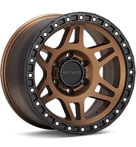 METHOD MR312 BRONZE W/BLACK LIP - Gun Hill Tire House (WTW - WHOLESALE TIRES & WHEELS)