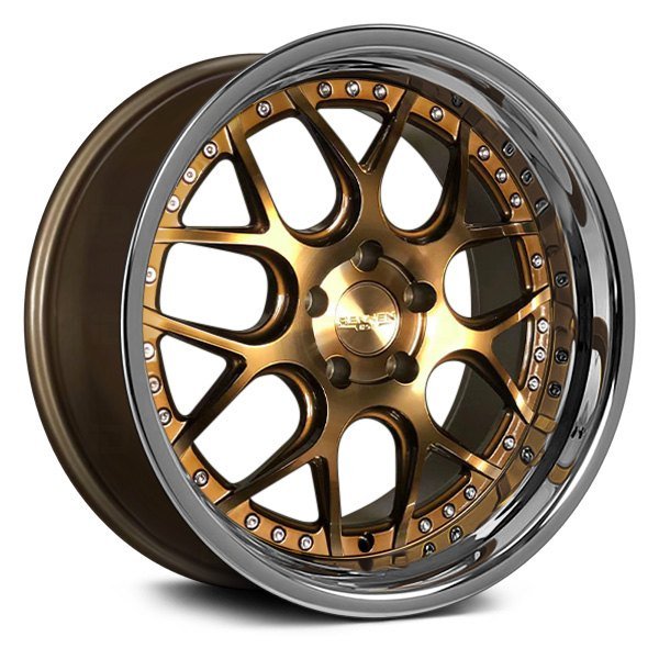 RENNEN CSL2 19X9.5 5X4.5 TINTED BRONZE/ CHROME SSL LIP - Gun Hill Tire House (WTW - WHOLESALE TIRES & WHEELS)